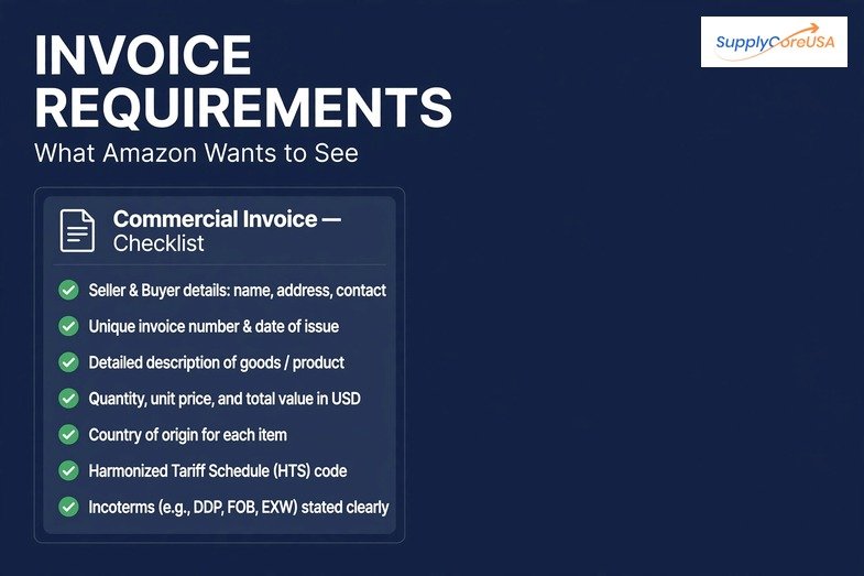 Amazon brand approval invoice requirements