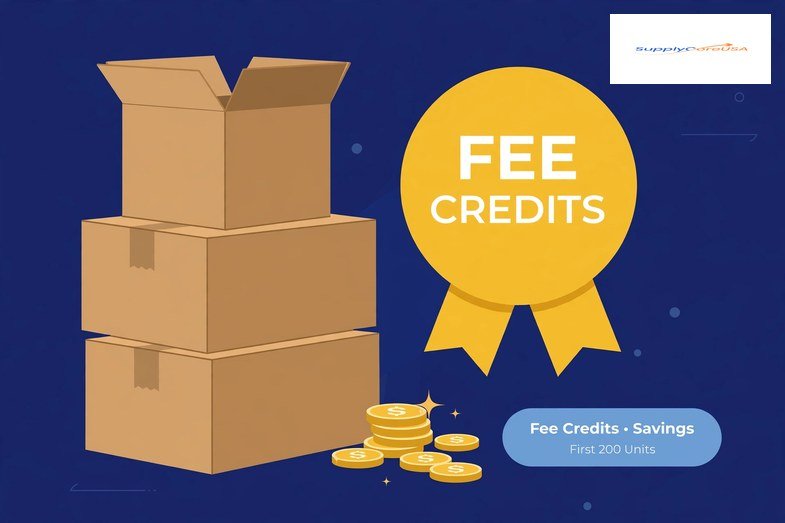 FBA New Selection fee credits and savings on the first 200 units