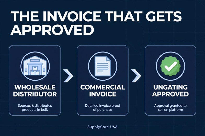The wholesale invoice path to getting ungated on Amazon