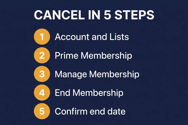 How to cancel Amazon Prime in 5 steps desktop and app guide